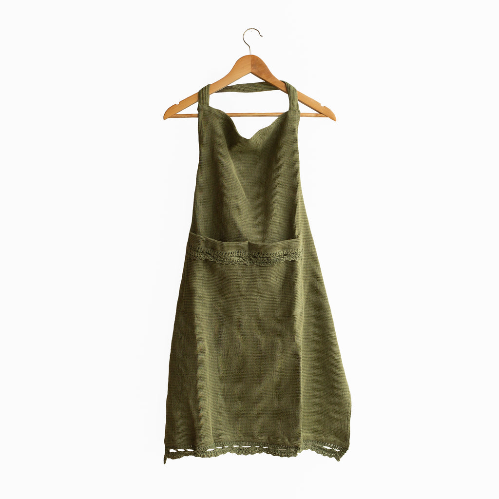 Eden Waffle Weave Apron
