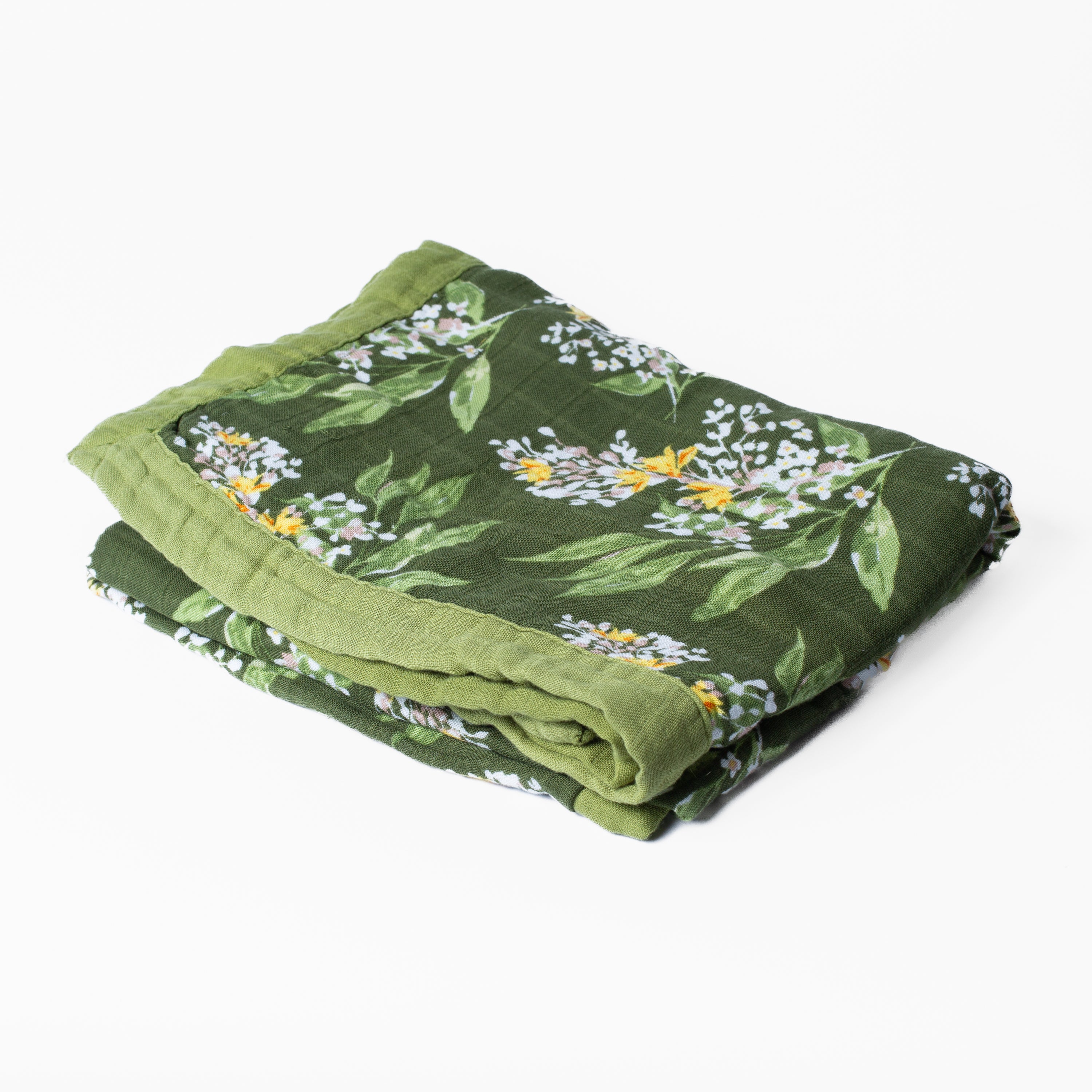 Green Floral Bamboo Big Lovey
