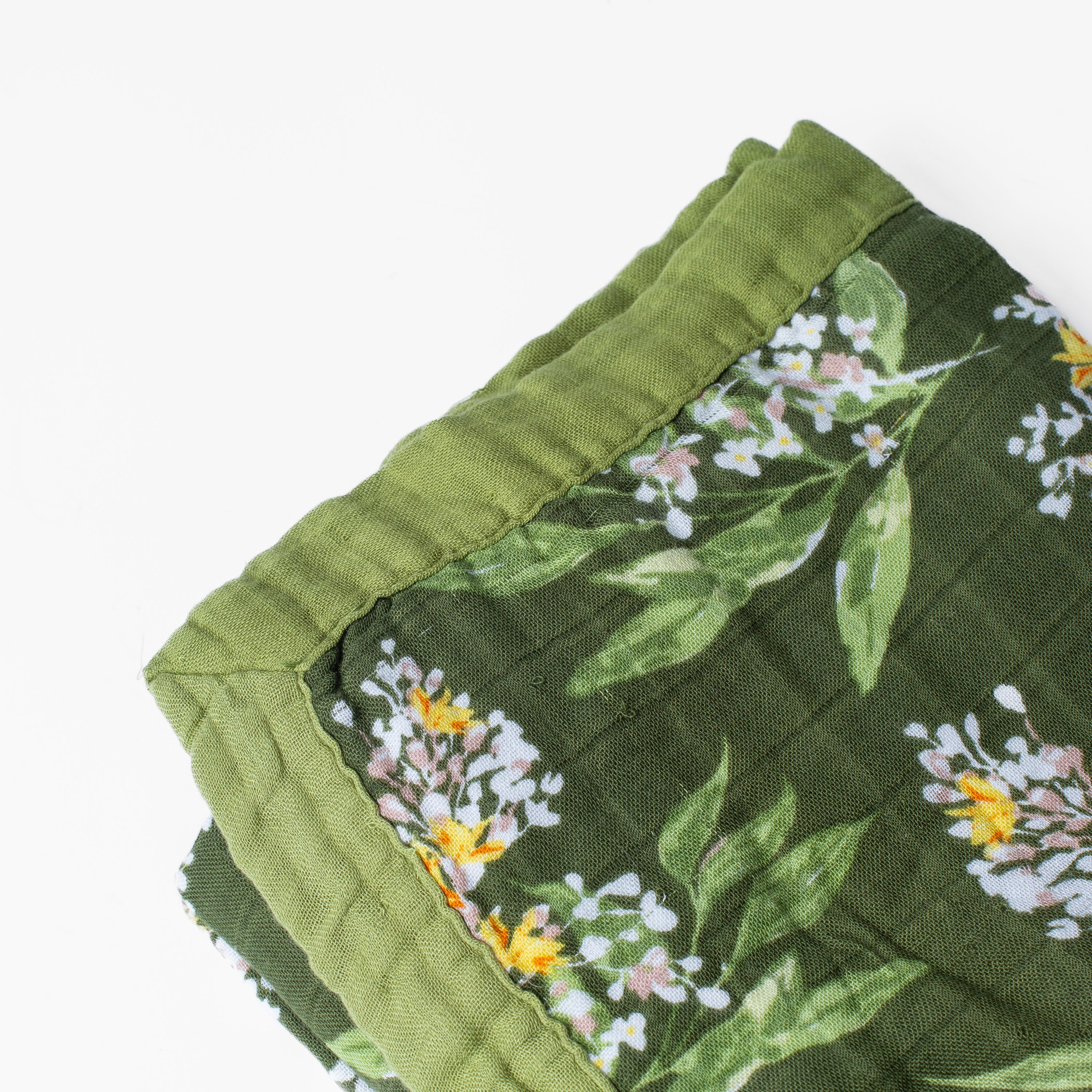 Green Floral Bamboo Big Lovey