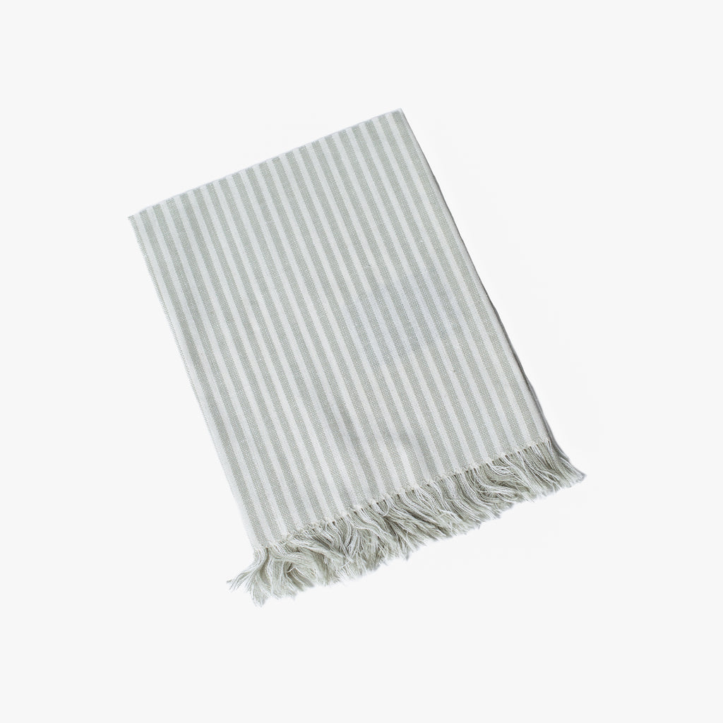 Stripe Napkins with Fringe - Set of 4