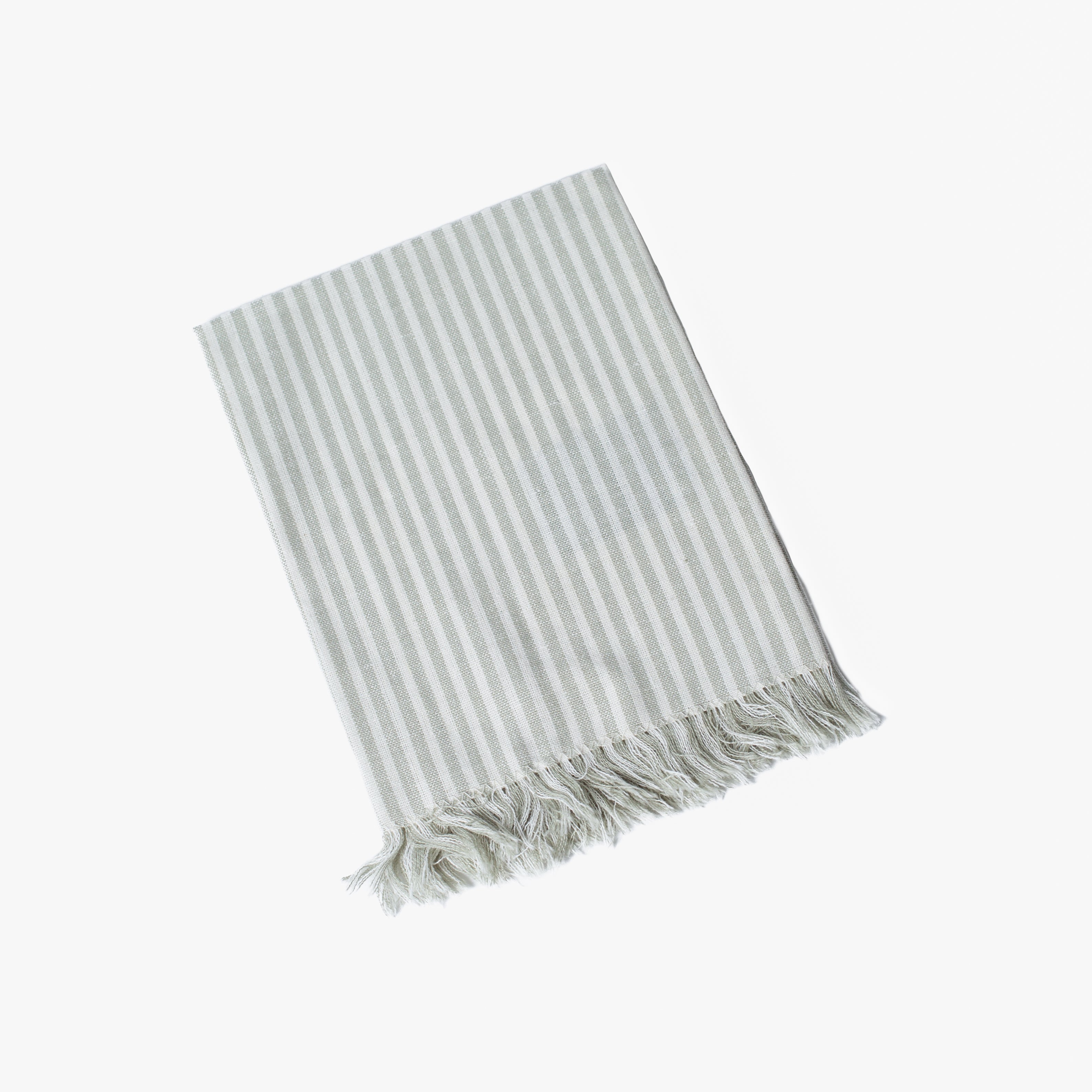Stripe Napkins with Fringe - Set of 4