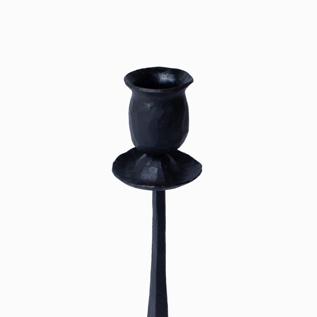 Black Iron Taper Candle Holder