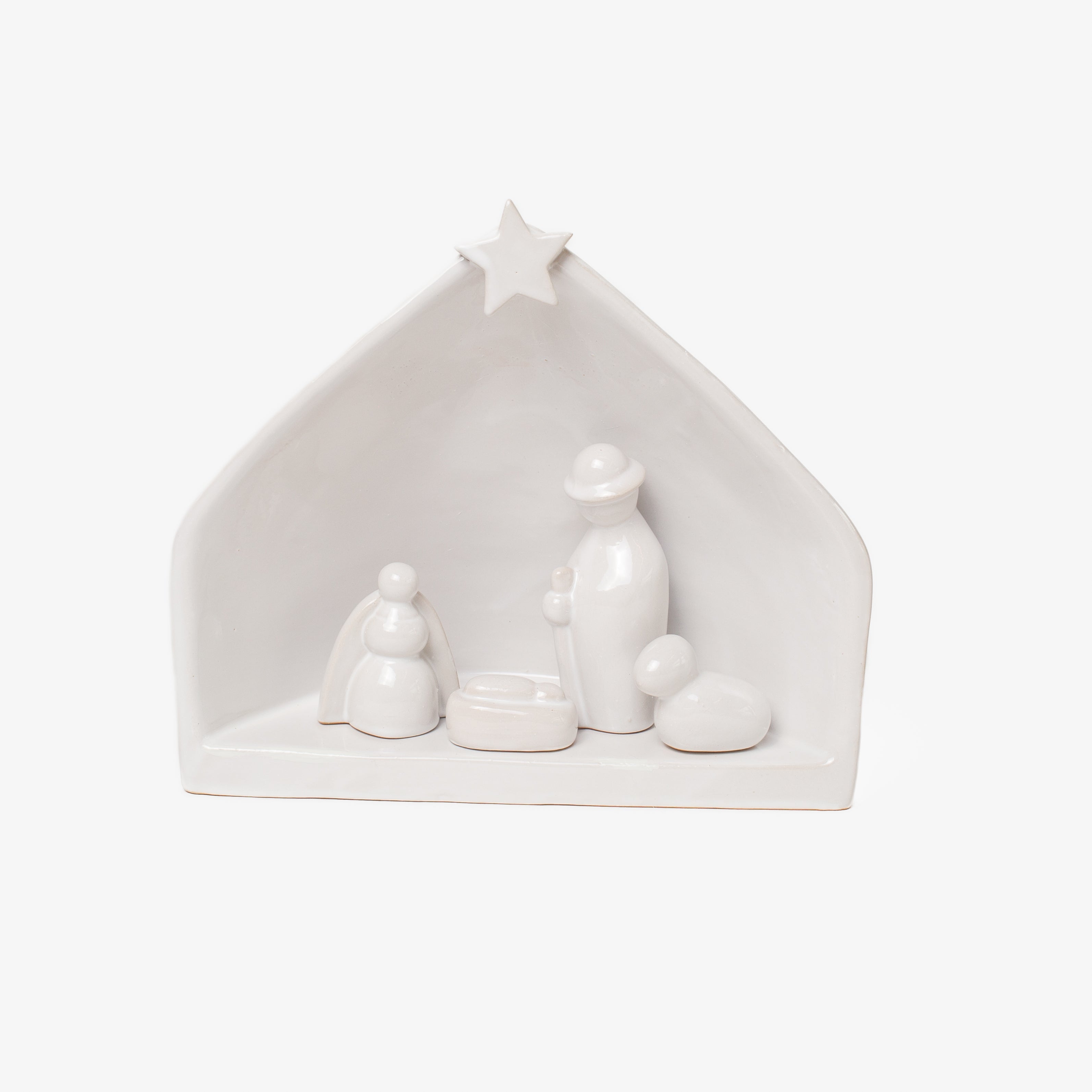 Joseph Glazed Nativity Set