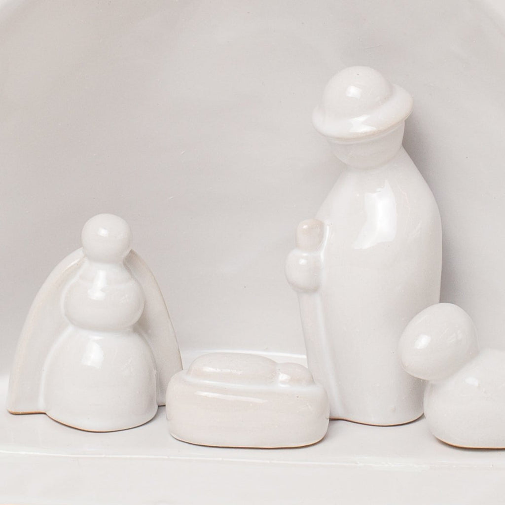 Joseph Glazed Nativity Set