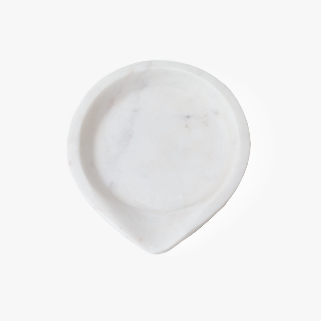 Marble Round Spoon Rest