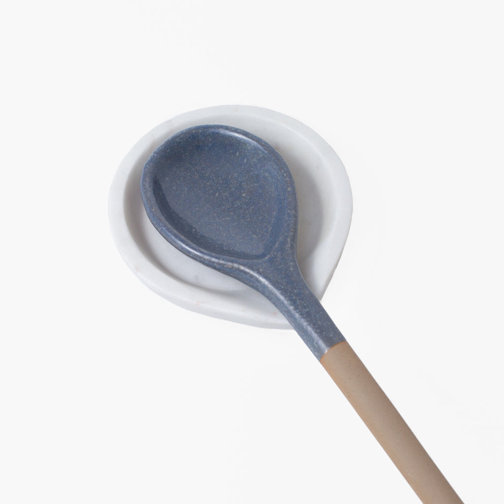 Marble Round Spoon Rest