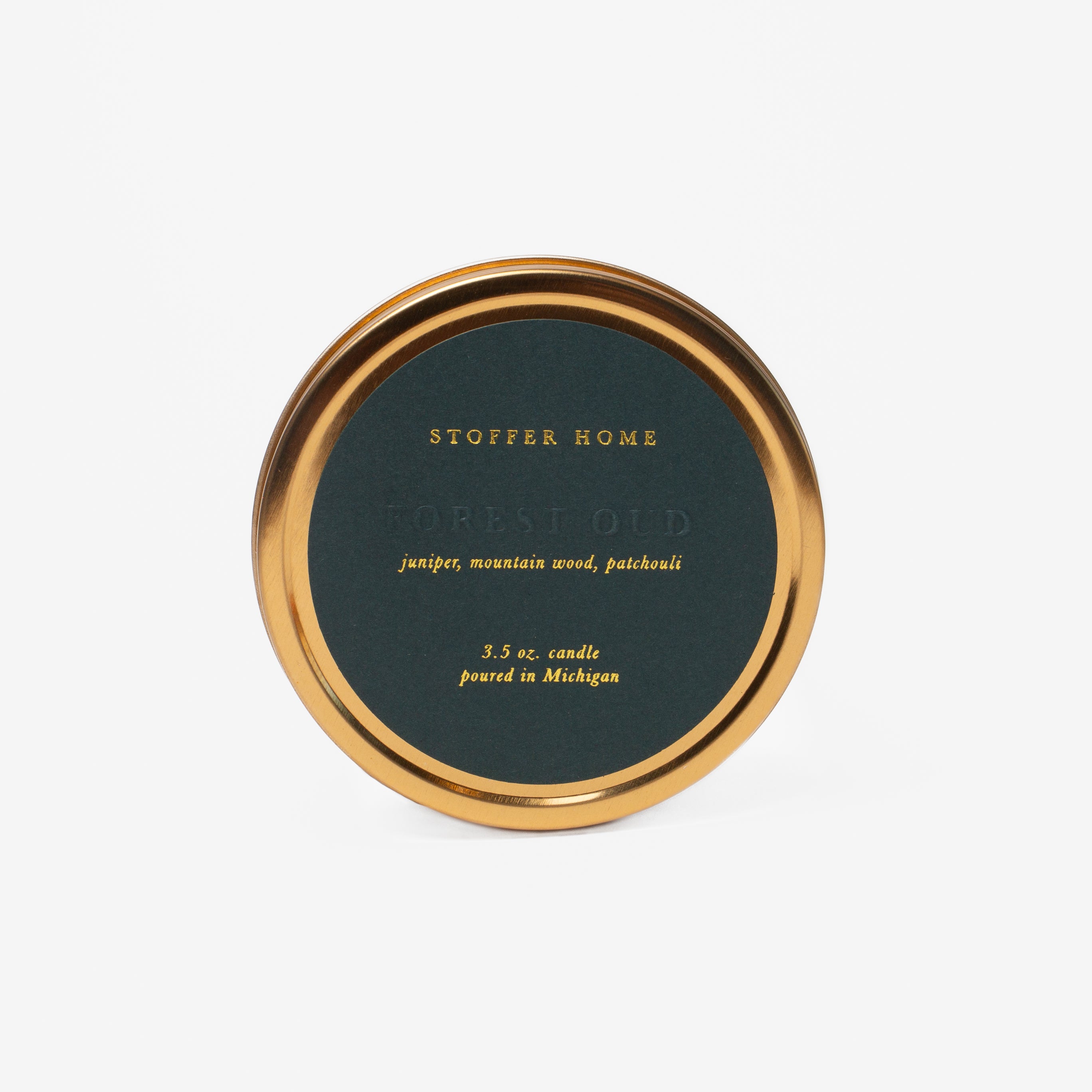 Forest Oud Candle Tin