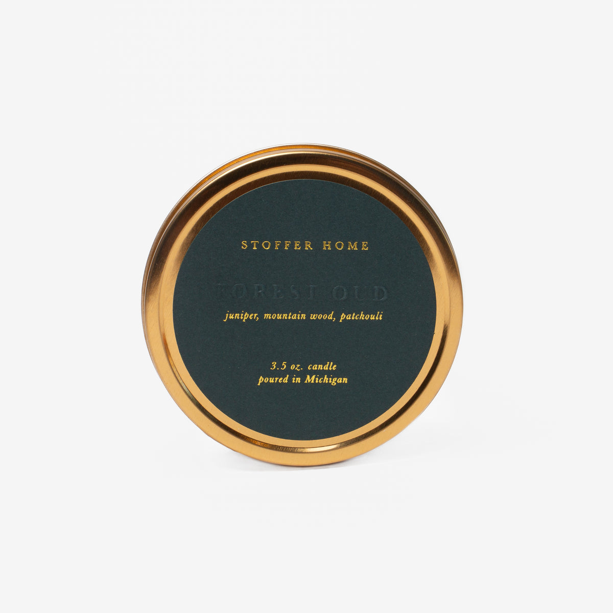 Forest Oud Candle Tin