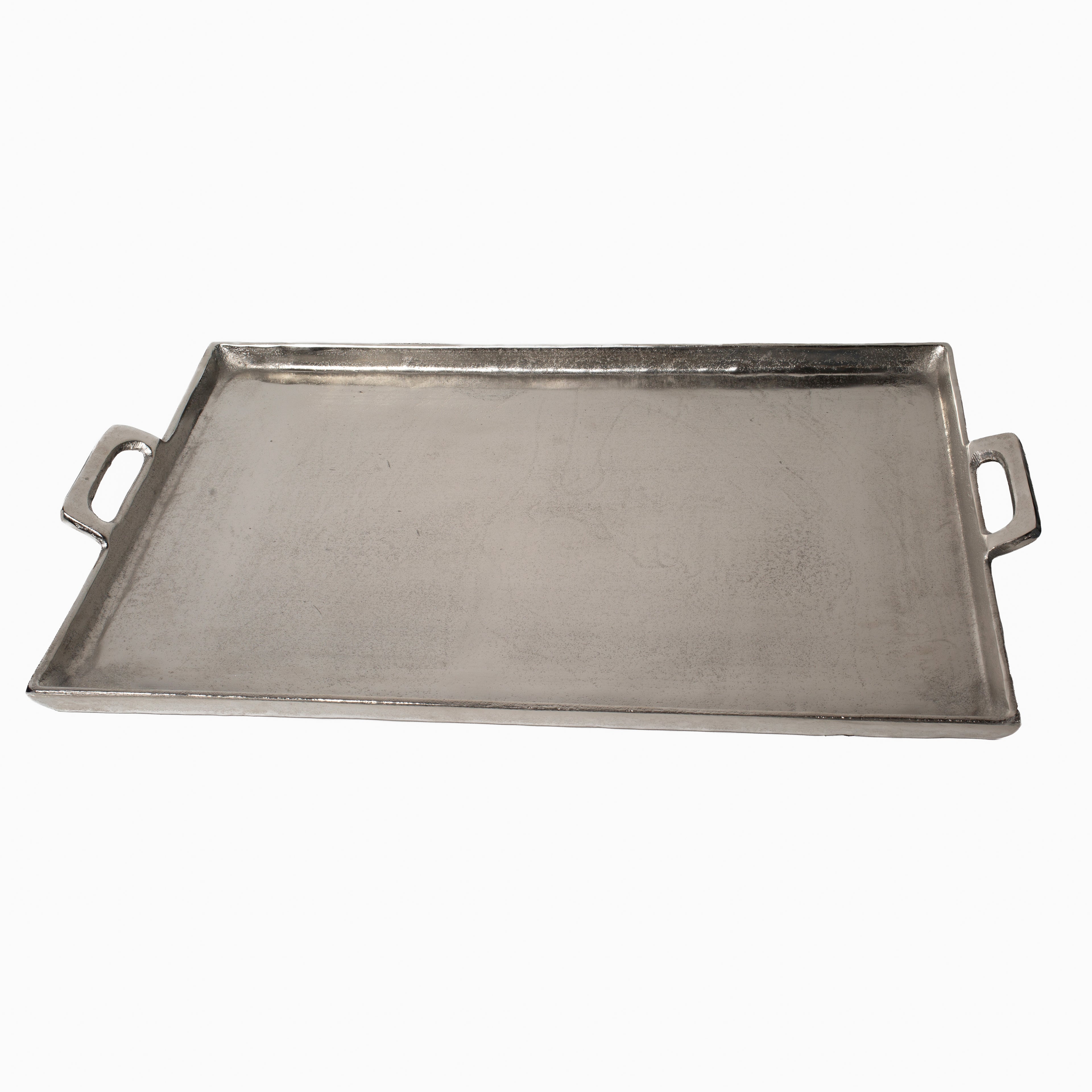 Antique Nickel Rectangular Tray