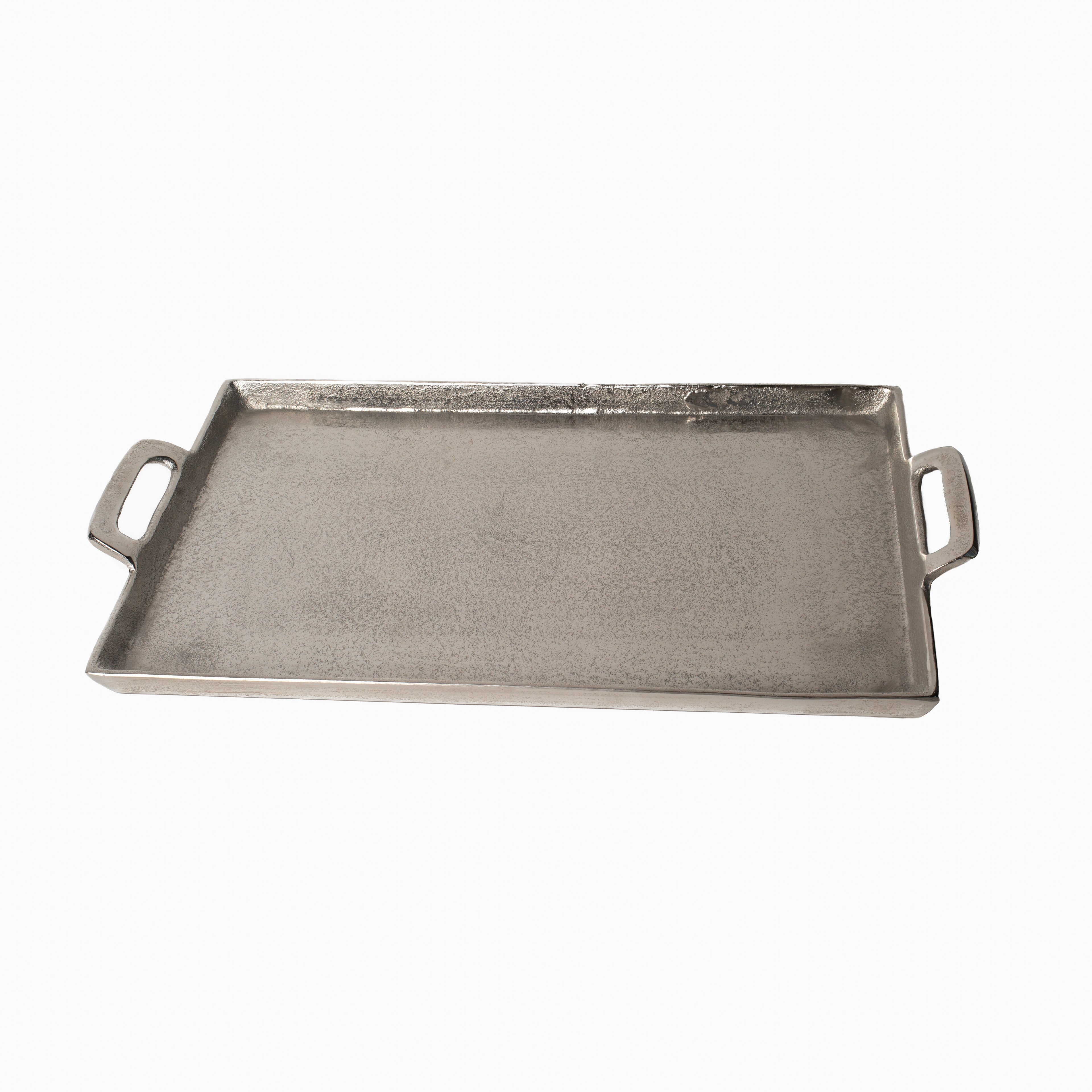 Antique Nickel Rectangular Tray