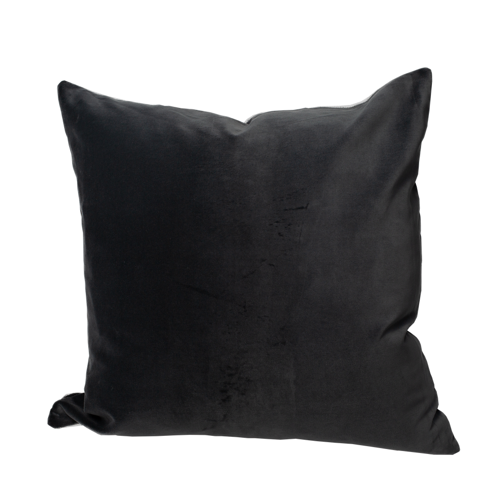 S|H Slate Velvet Designer Pillow Cover