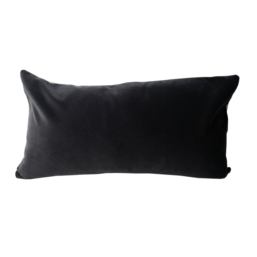 S|H Slate Velvet Designer Pillow Cover