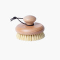 Round Beech Wood Body Brush