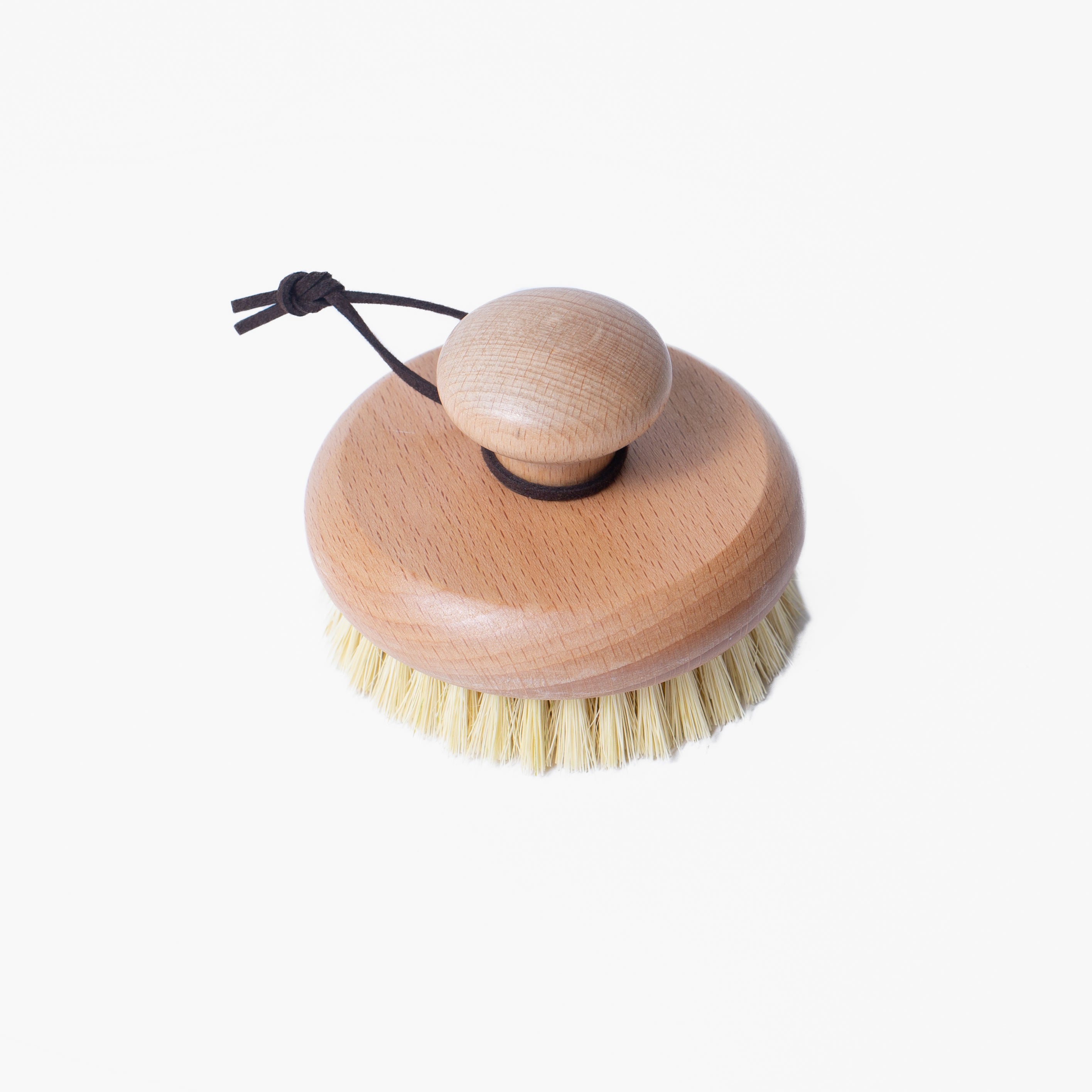 Round Beech Wood Body Brush