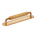 Barwick Plain Cabinet Pull Handle with Backplate
