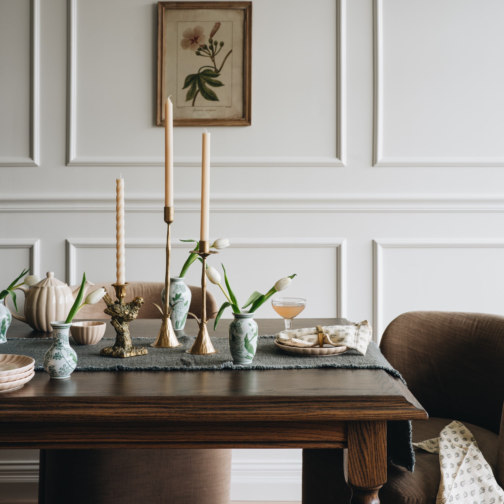 Charcoal Table Runner