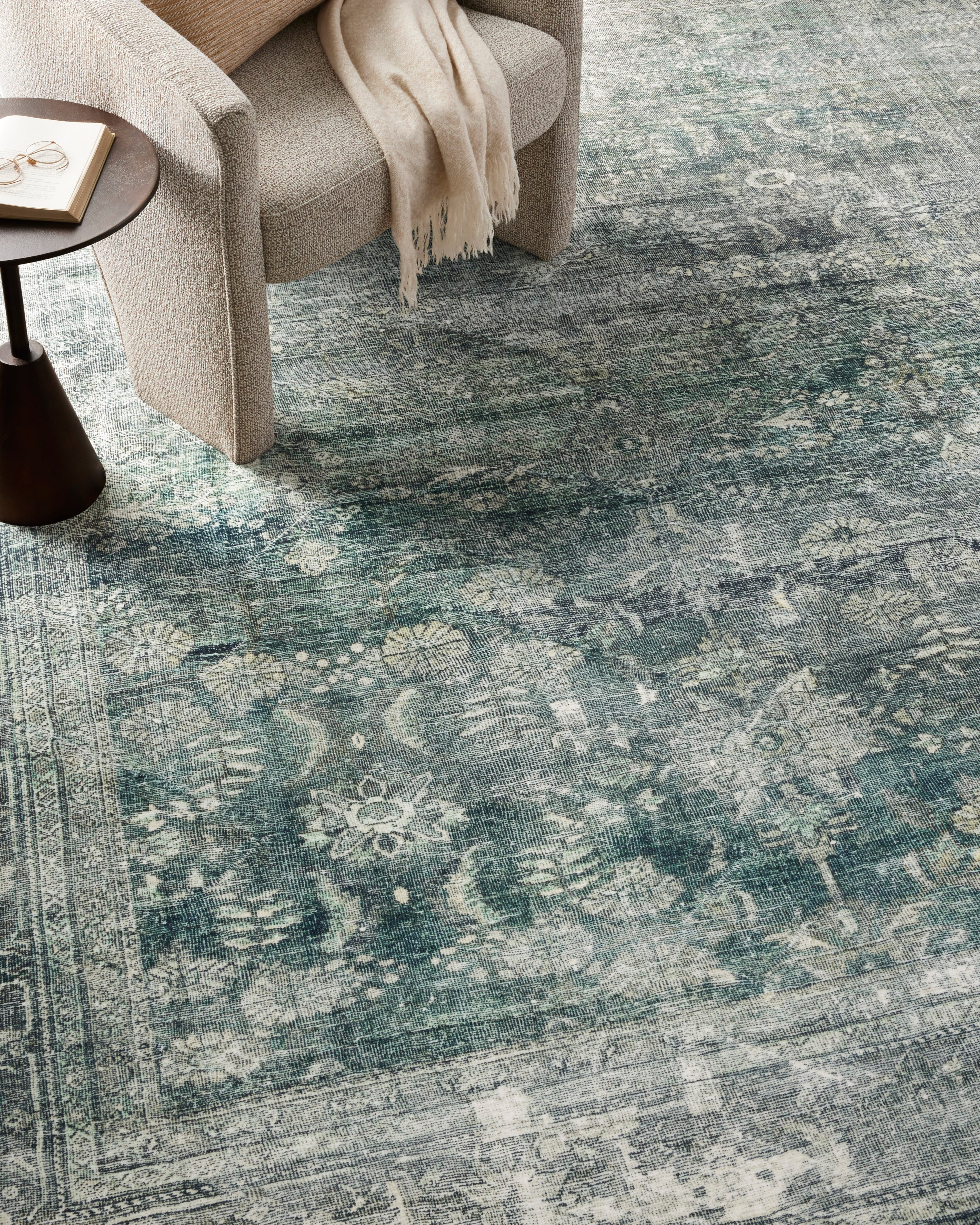 Magnolia Home by Joanna Gaines x Loloi Banks Blue Lagoon BAN-03