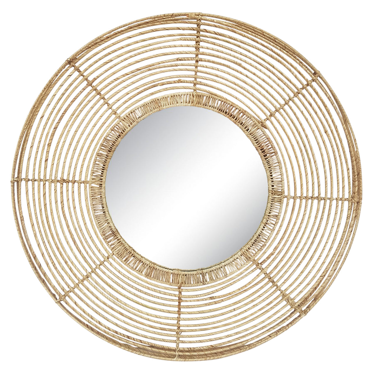 Beehive Round Mirror