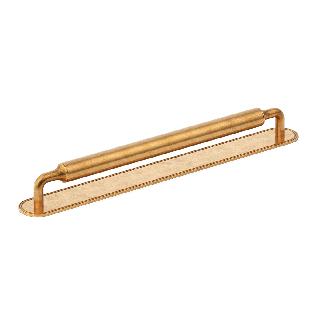 Barwick Plain Cabinet Pull Handle with Backplate