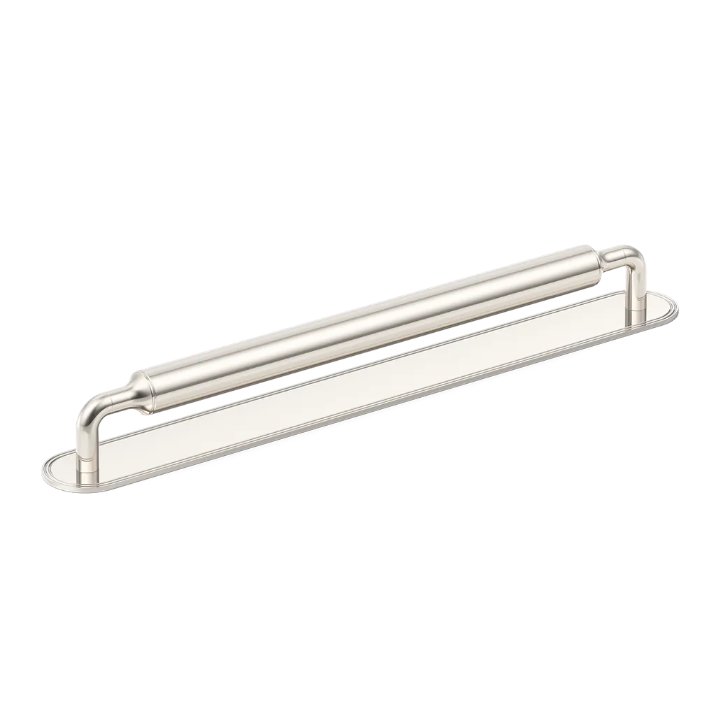 Barwick Plain Cabinet Pull Handle with Backplate