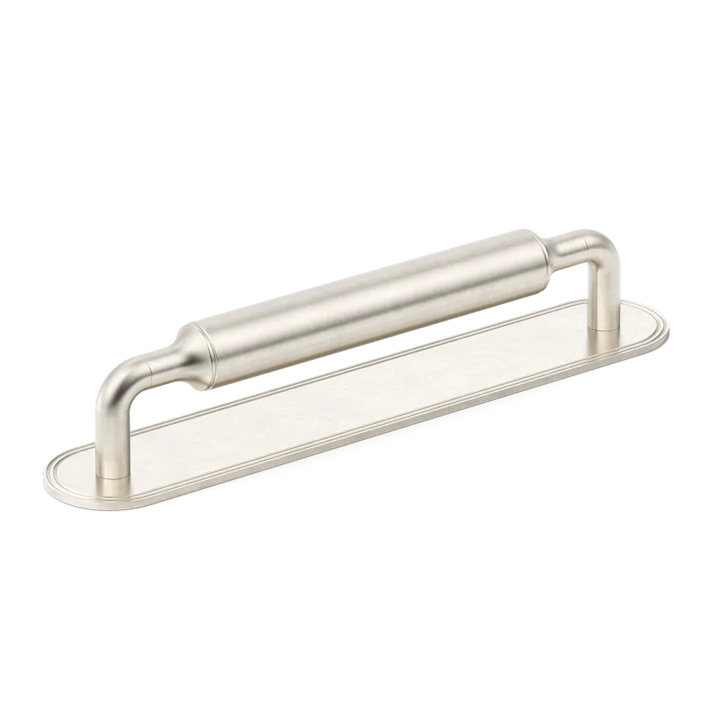 Barwick Plain Cabinet Pull Handle with Backplate