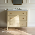 Paddington Vanity | Three-Drawer Style | Beaded Drawer Front - 24"