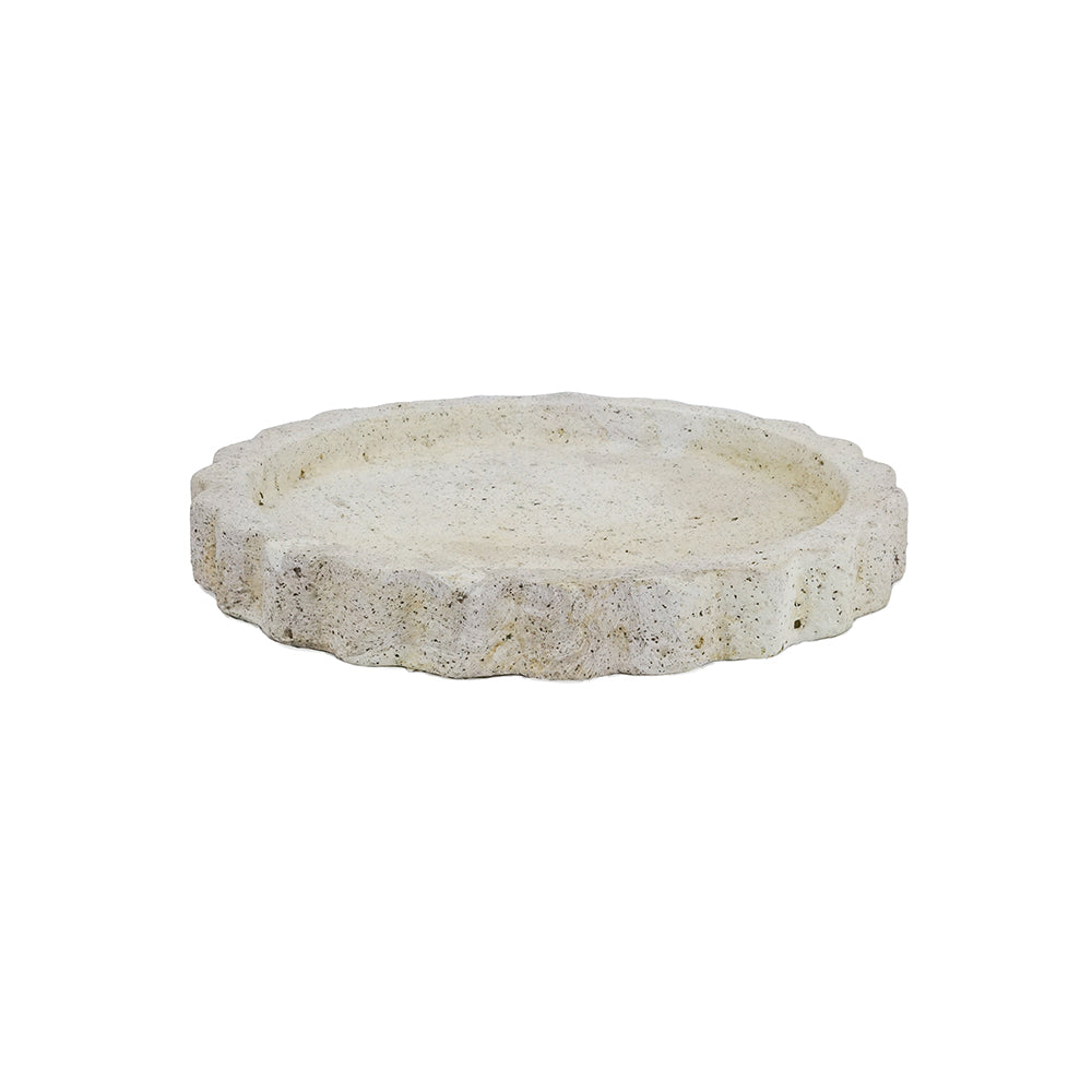 Scalloped Cement Tray