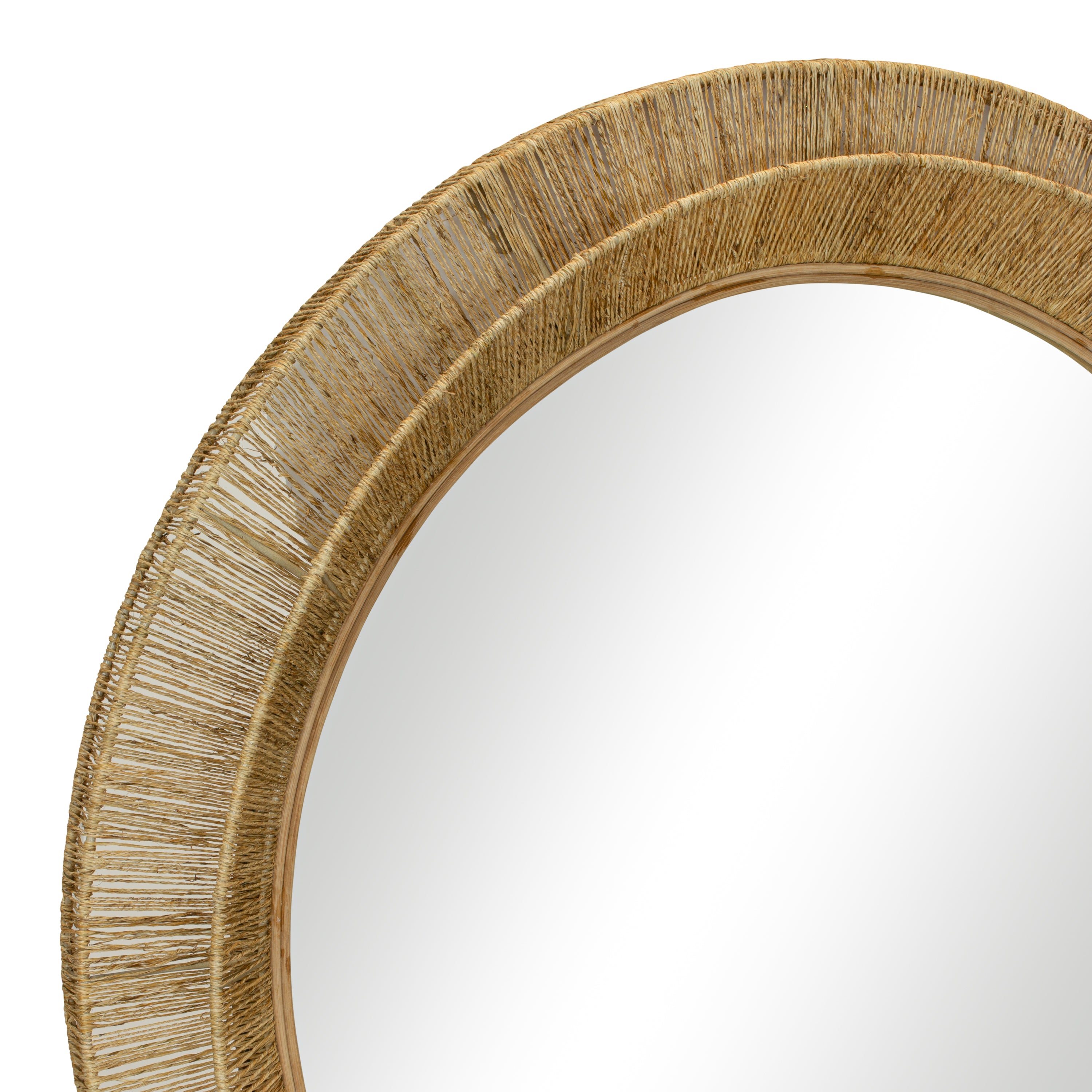 Collins Large Jute Mirror