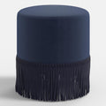 Ann Ottoman in Performance Velvet in Ocean