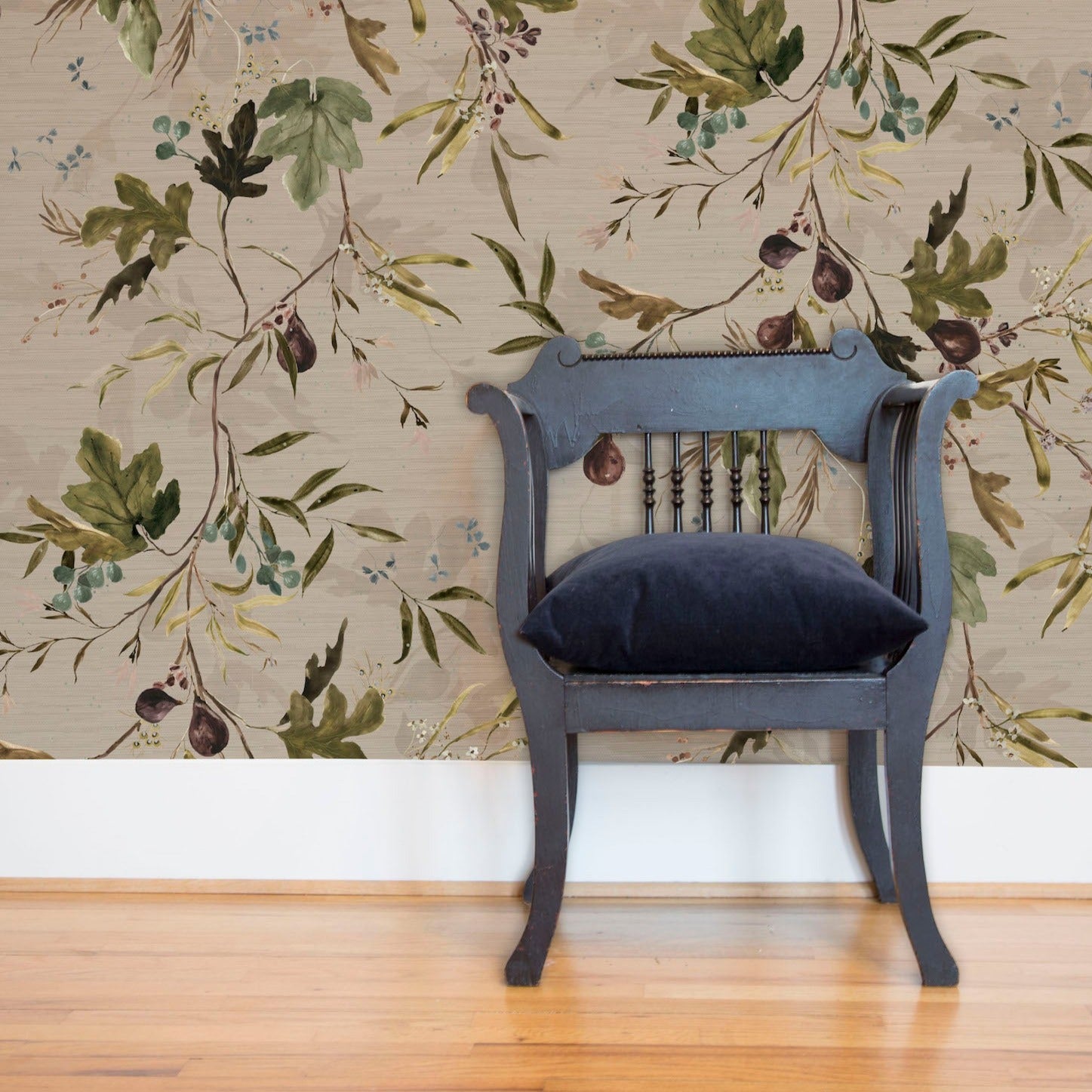 Fig Grasscloth Wallpaper