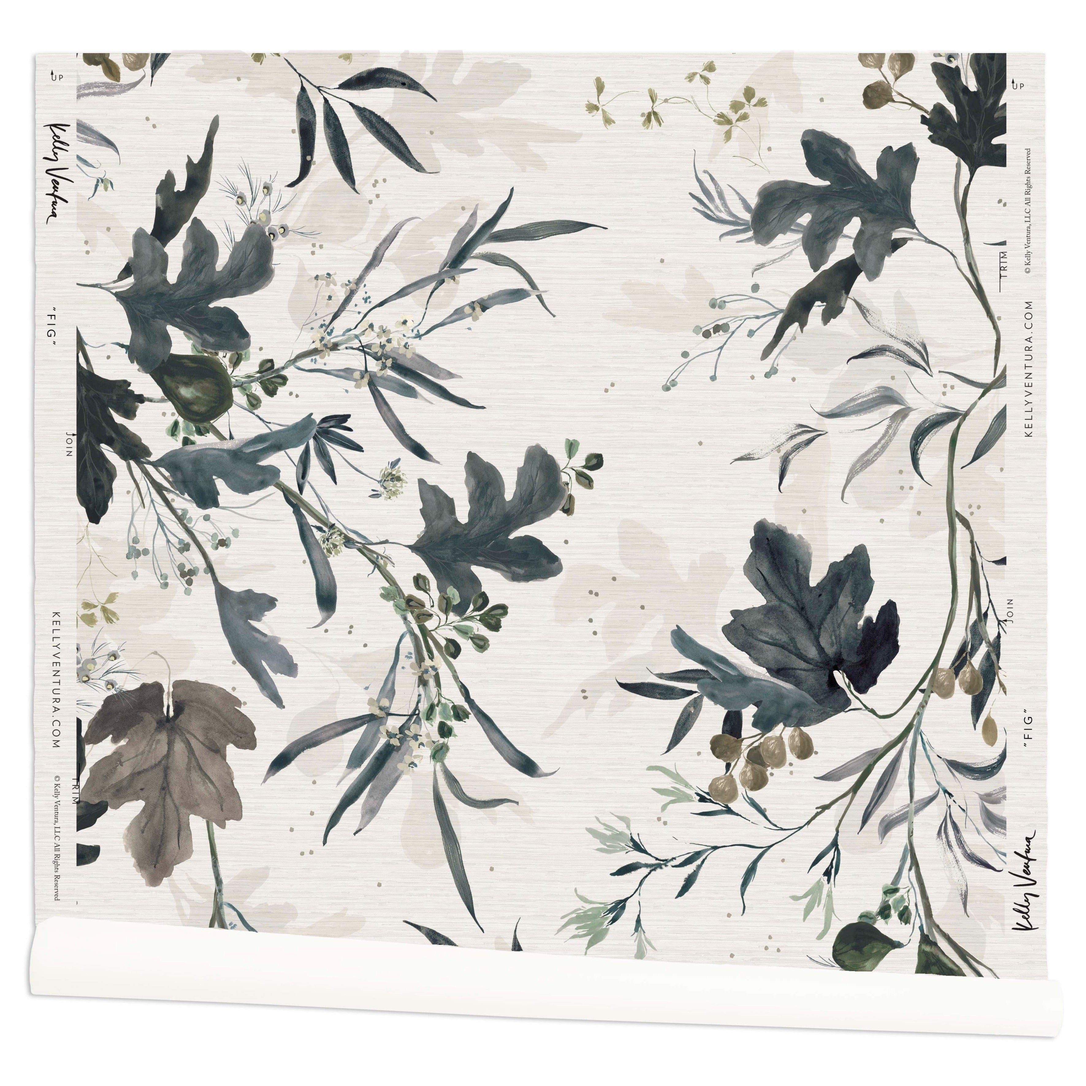 Fig Grasscloth Wallpaper