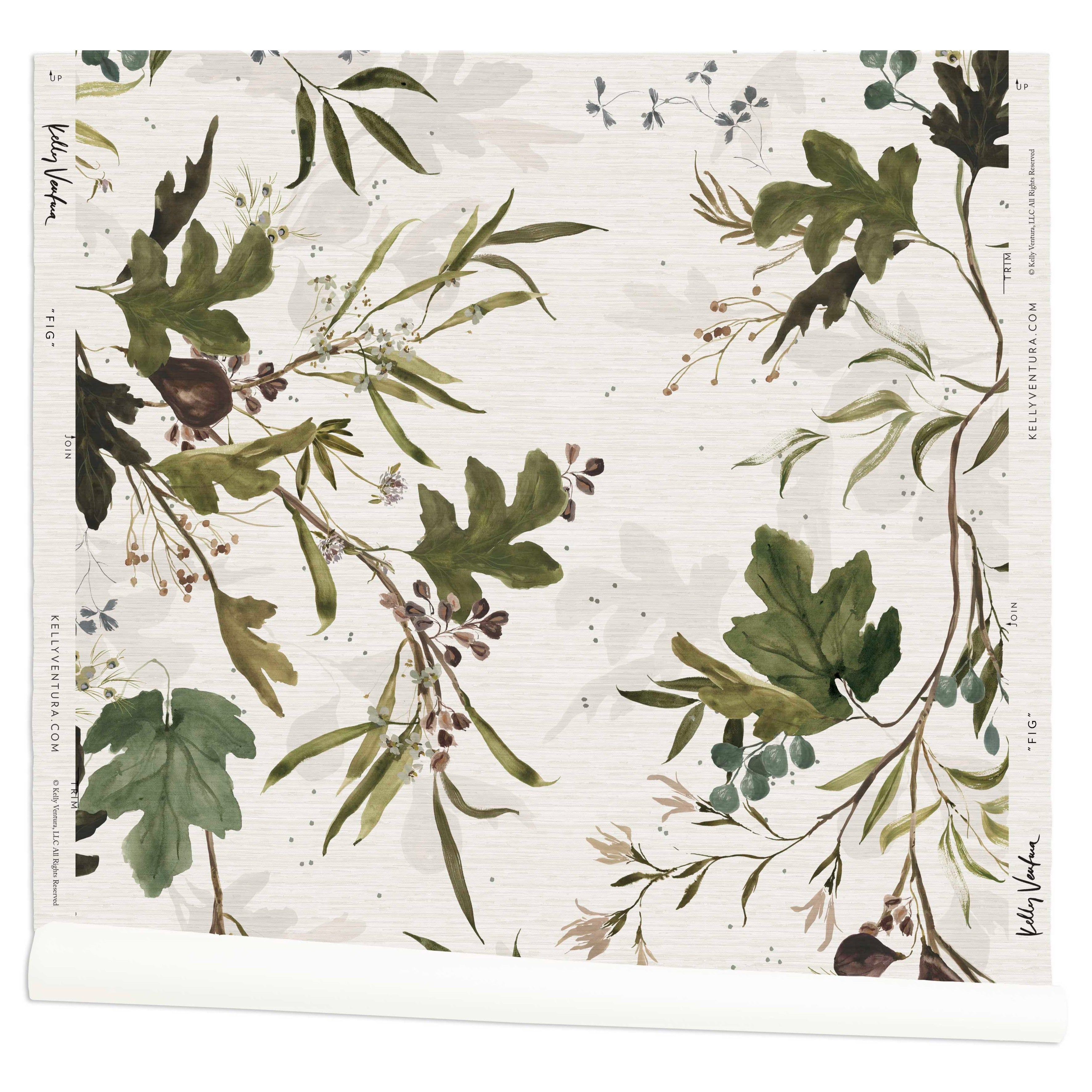 Fig Grasscloth Wallpaper