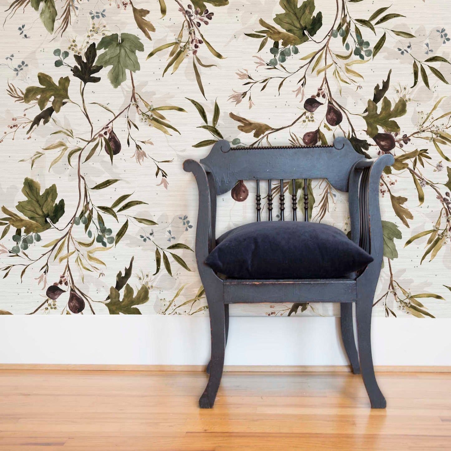 Fig Grasscloth Wallpaper
