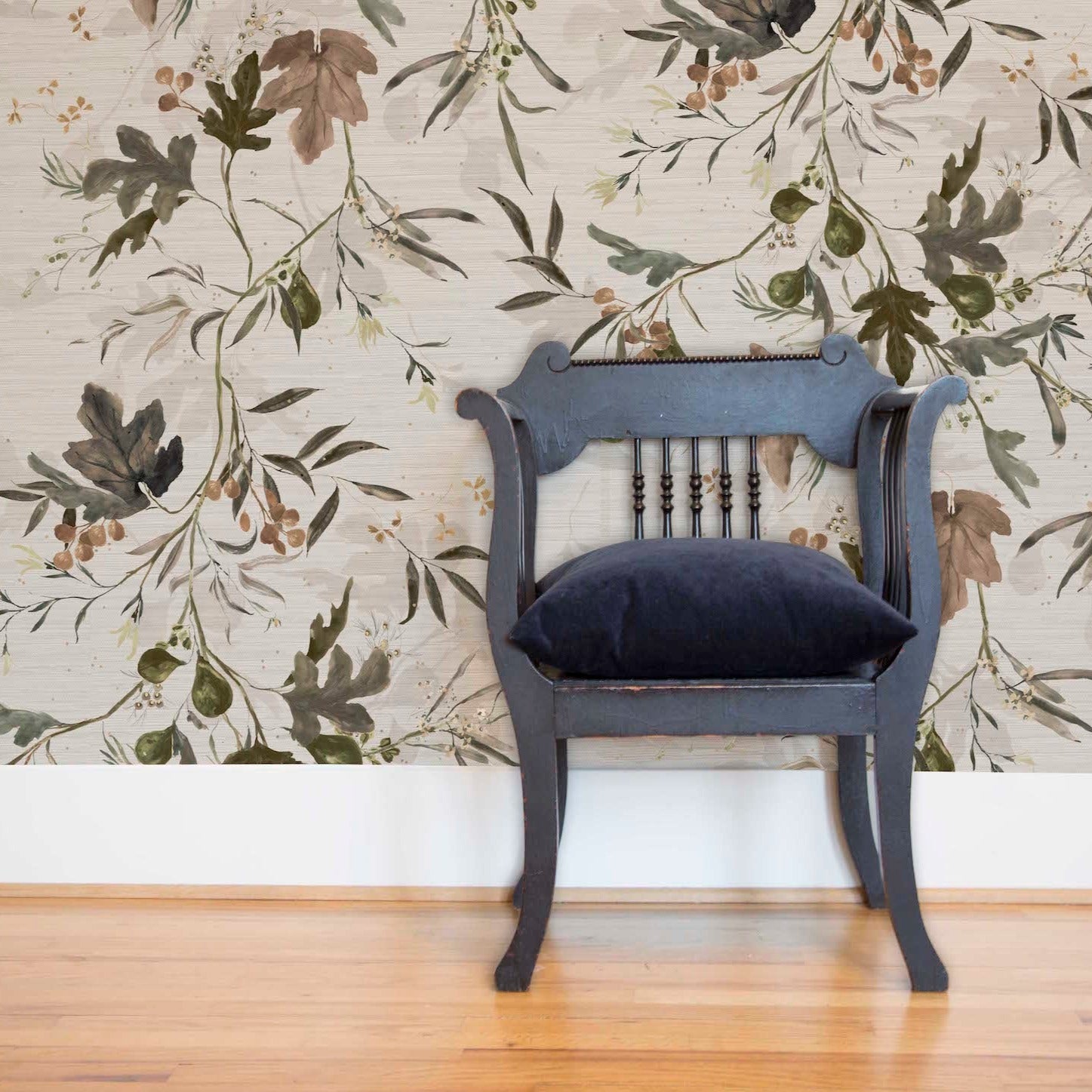 Fig Grasscloth Wallpaper