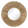 Highball Jute Round Mirror