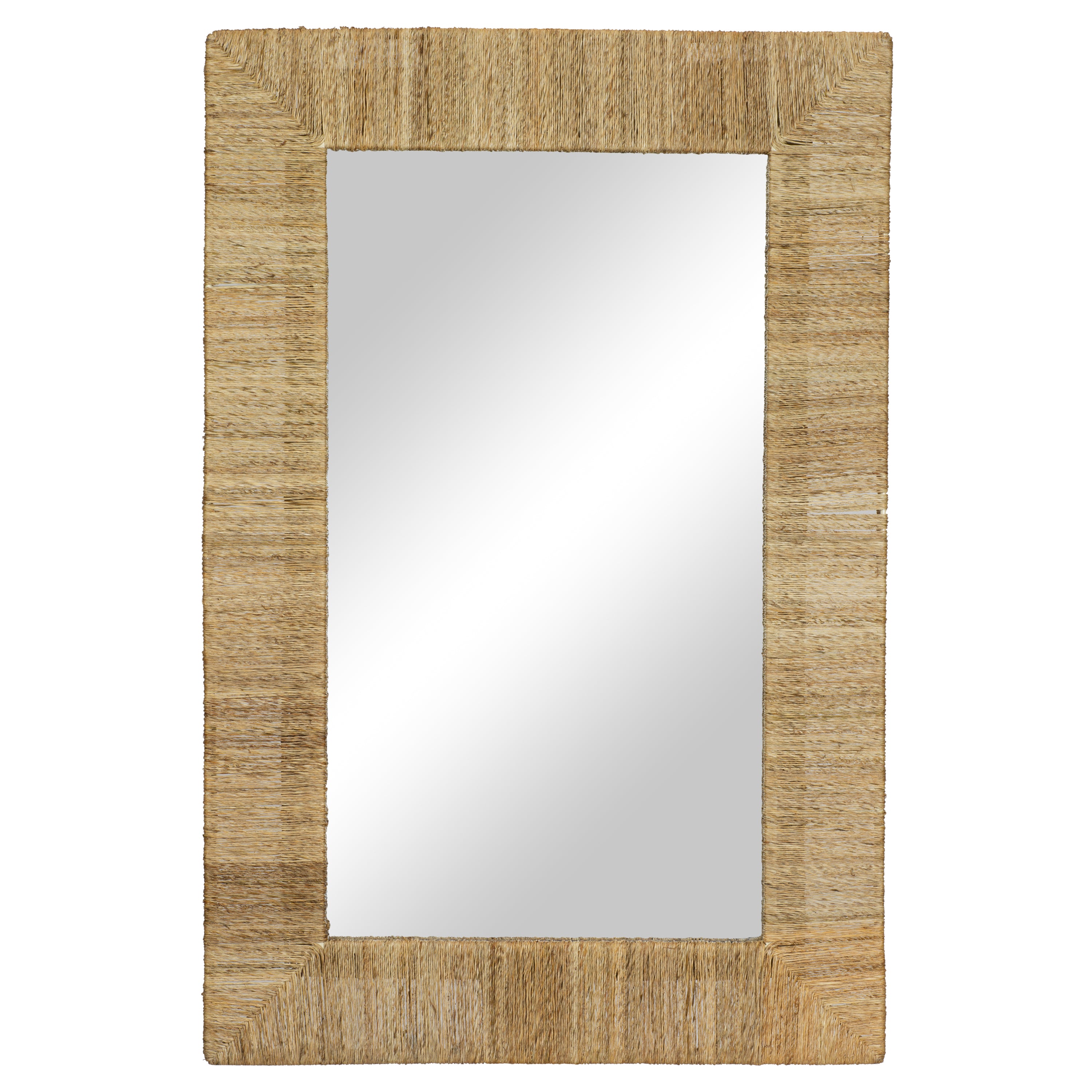 Highball Jute Rectangular Mirror