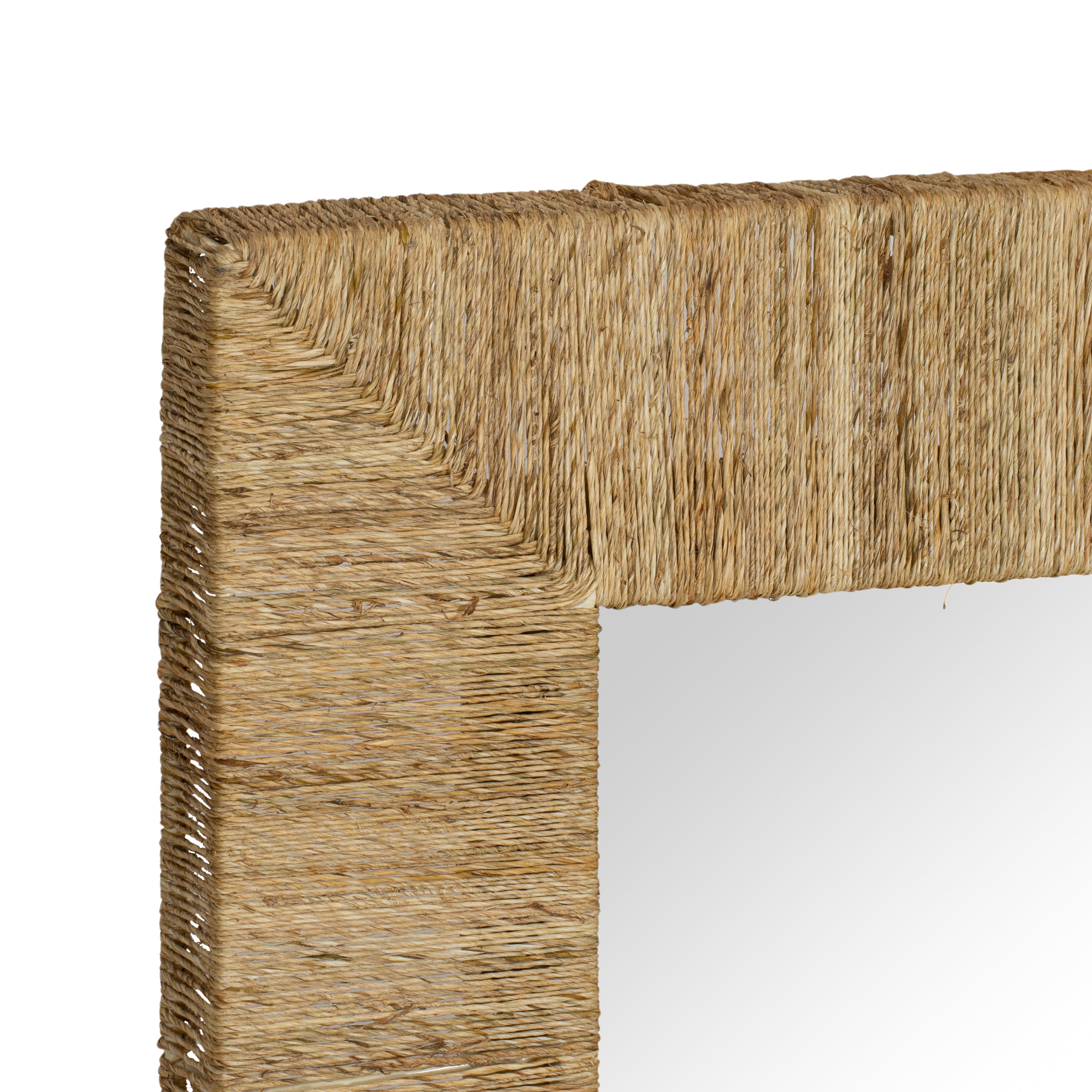 Highball Jute Rectangular Mirror
