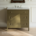Paddington Vanity | Three-Drawer Style | Heritage Drawer Front - 24"