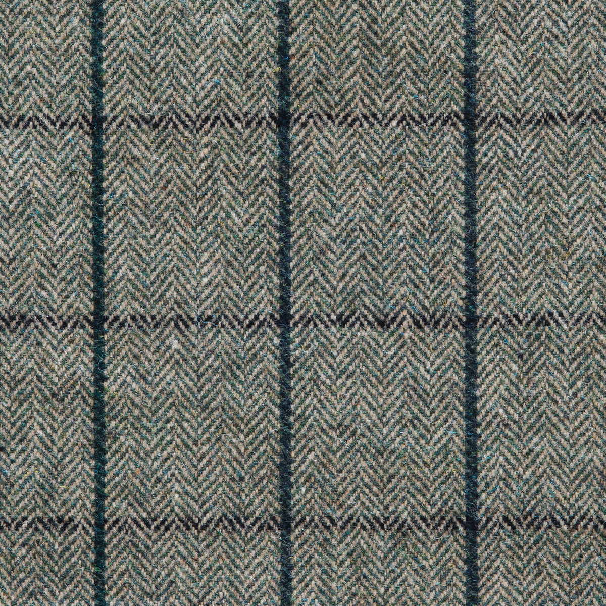 Herringbone Plaid Fabric Sample