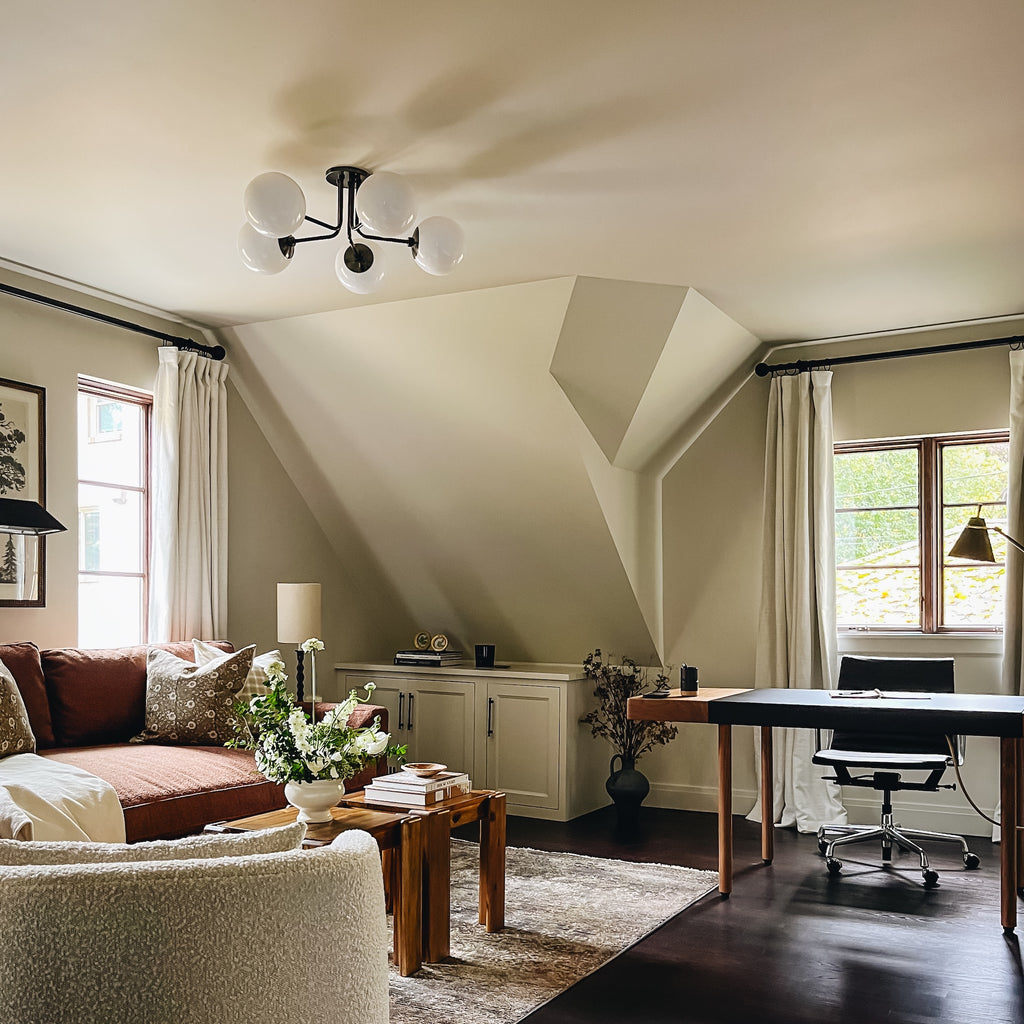 Stella 5 Light Semi Flush Mount