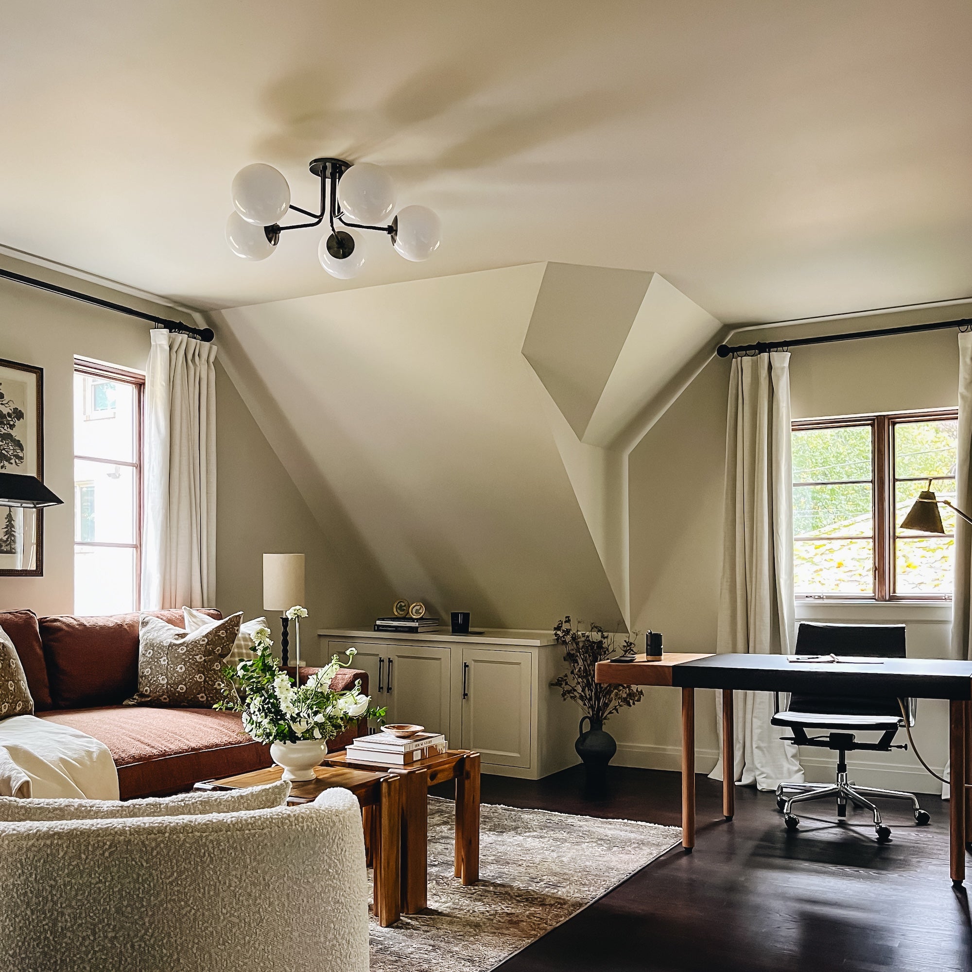 Stella 5 Light Semi Flush Mount
