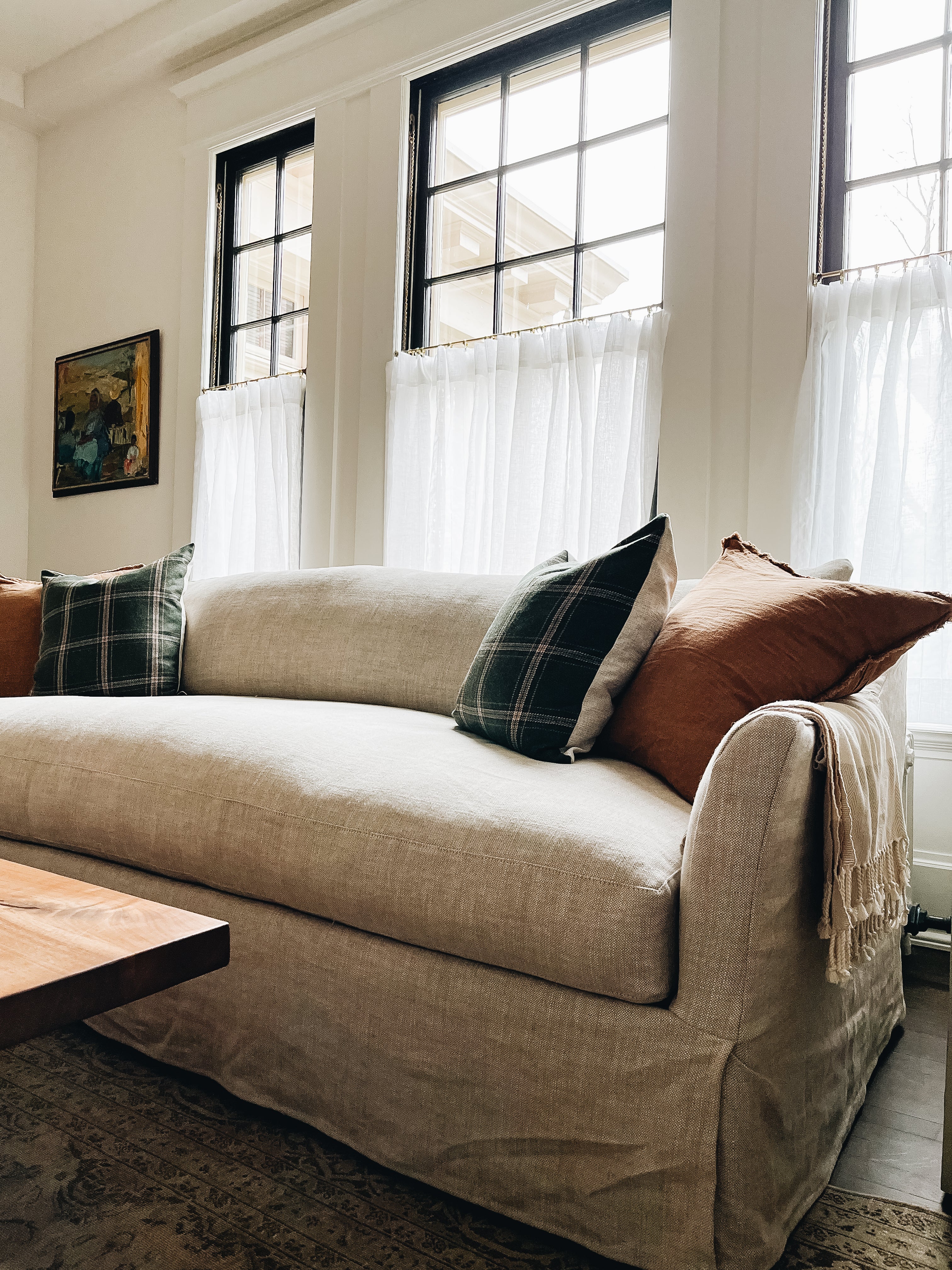 Morgan Slipcovered Sofa