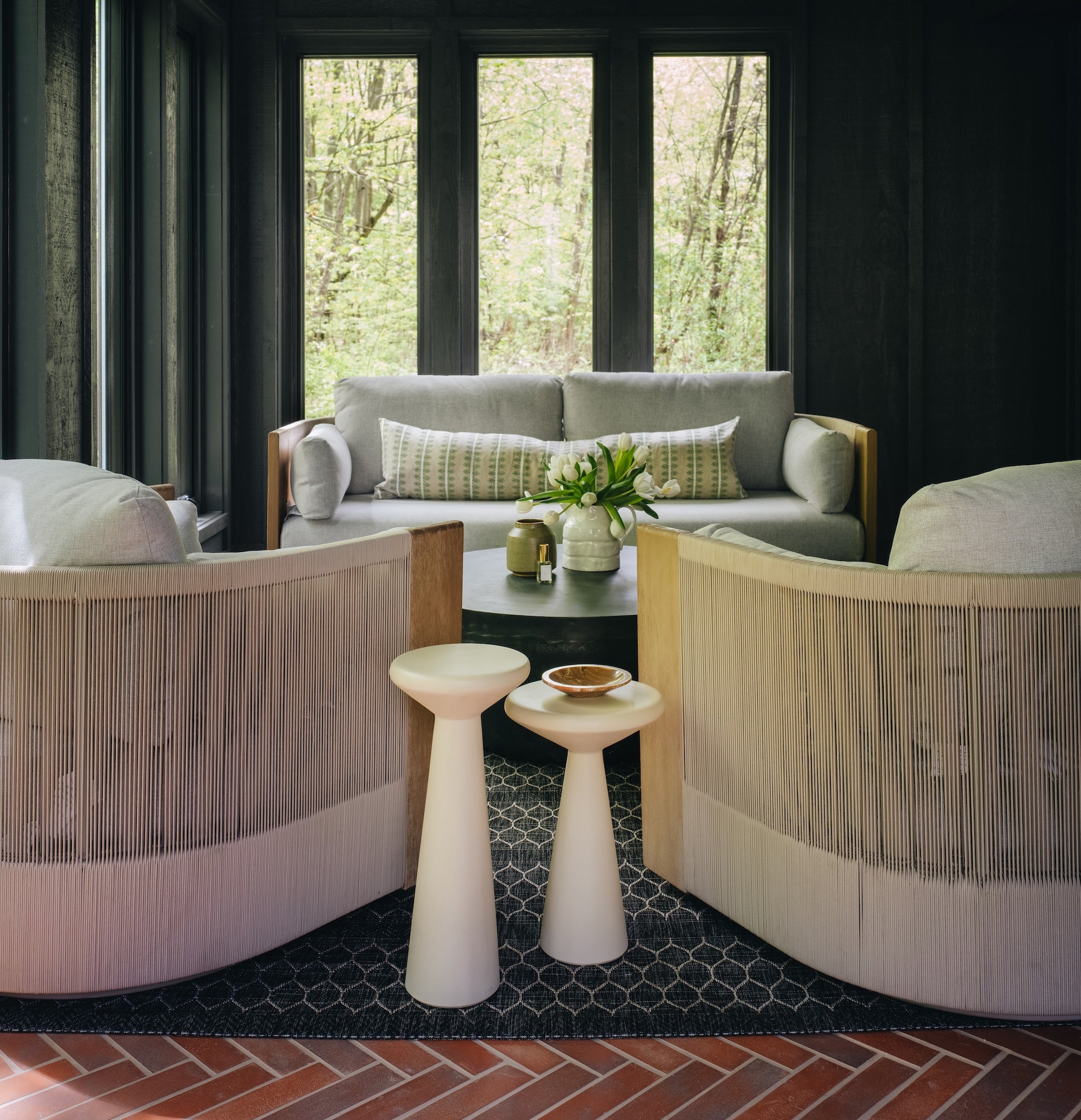 Reina Concrete Accent Tables