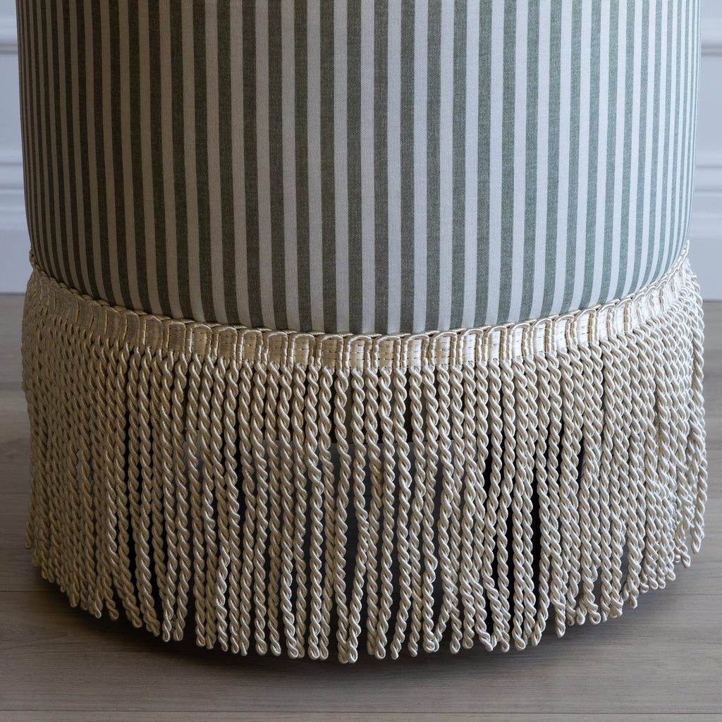 Ann Ottoman in Jane Stripe Laurel