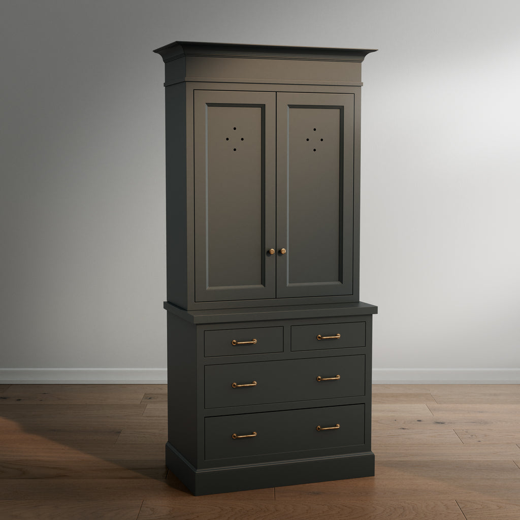 Madison Vented Hutch - 4 Drawer Base