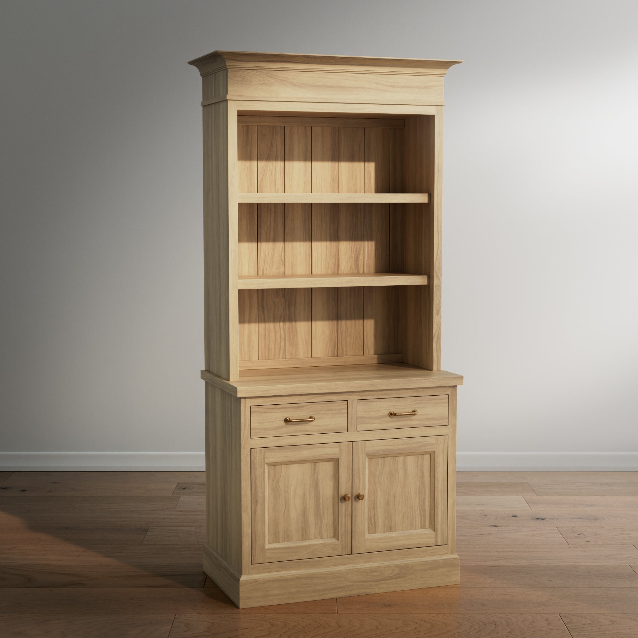 Madison Bookcase - 2 Door / 2 Drawer Base