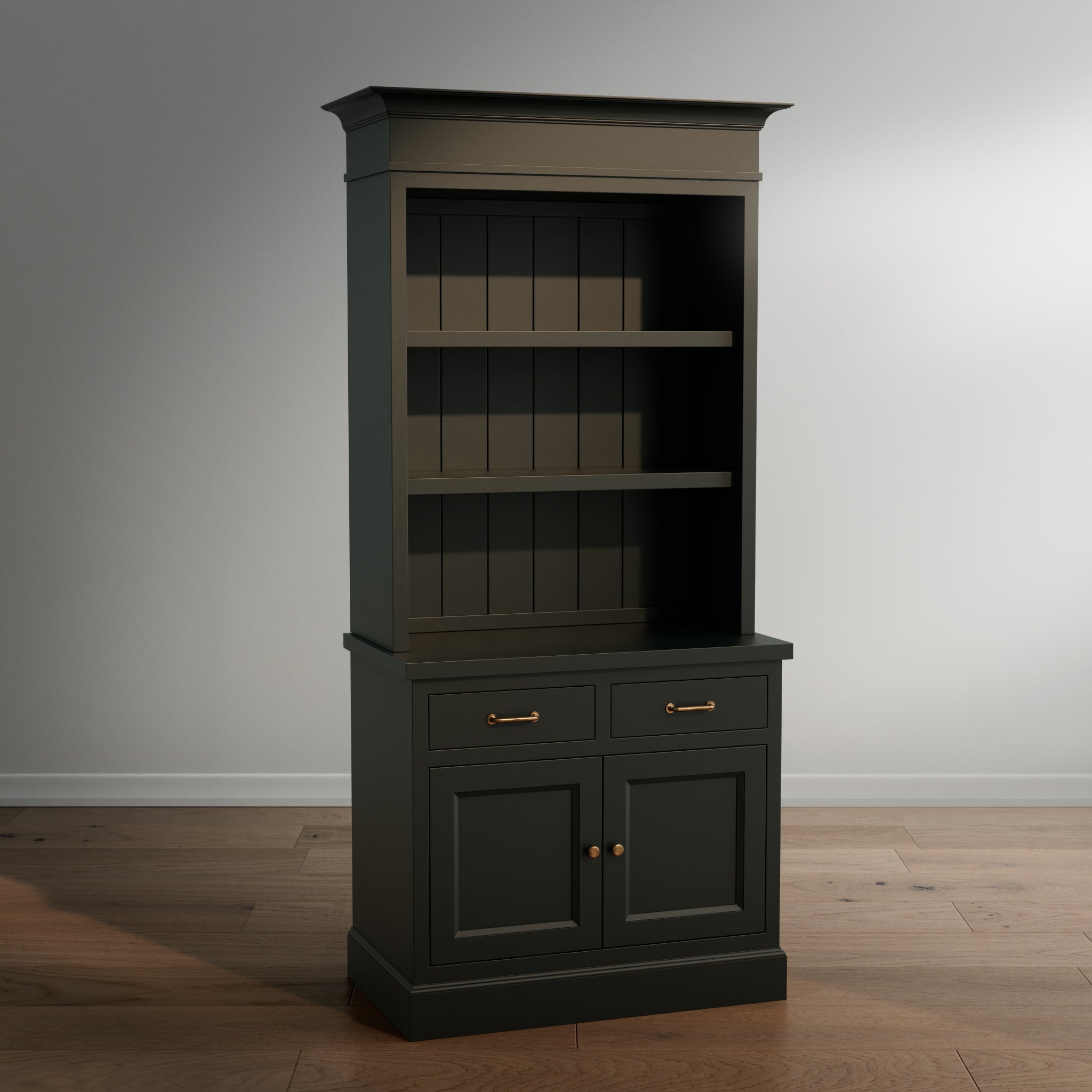 Madison Bookcase - 2 Door / 2 Drawer Base