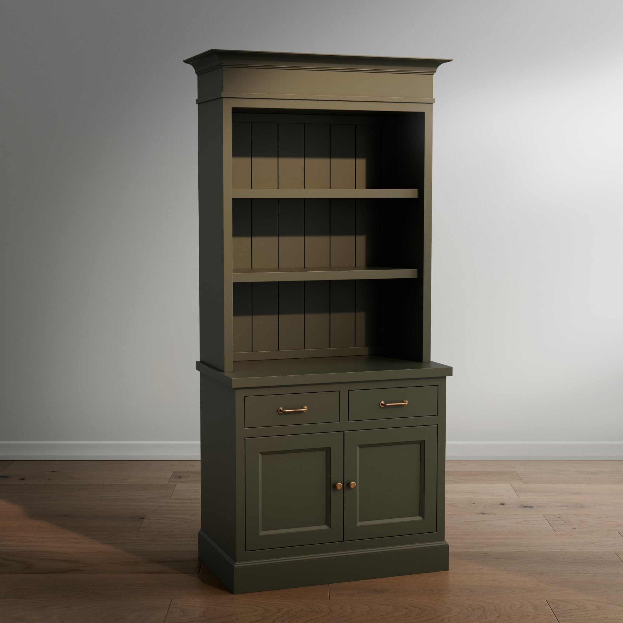 Madison Bookcase - 2 Door / 2 Drawer Base