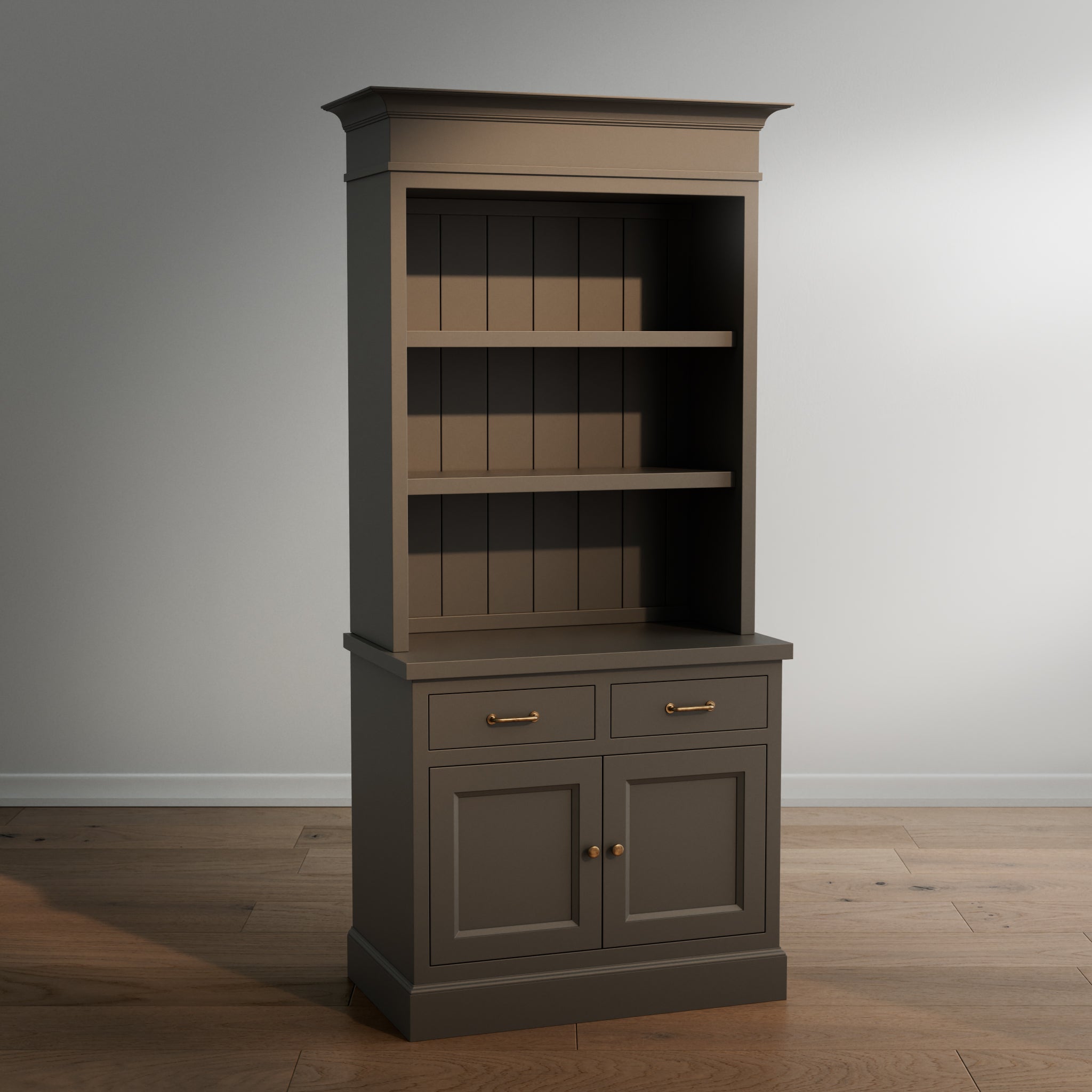 Madison Bookcase - 2 Door / 2 Drawer Base