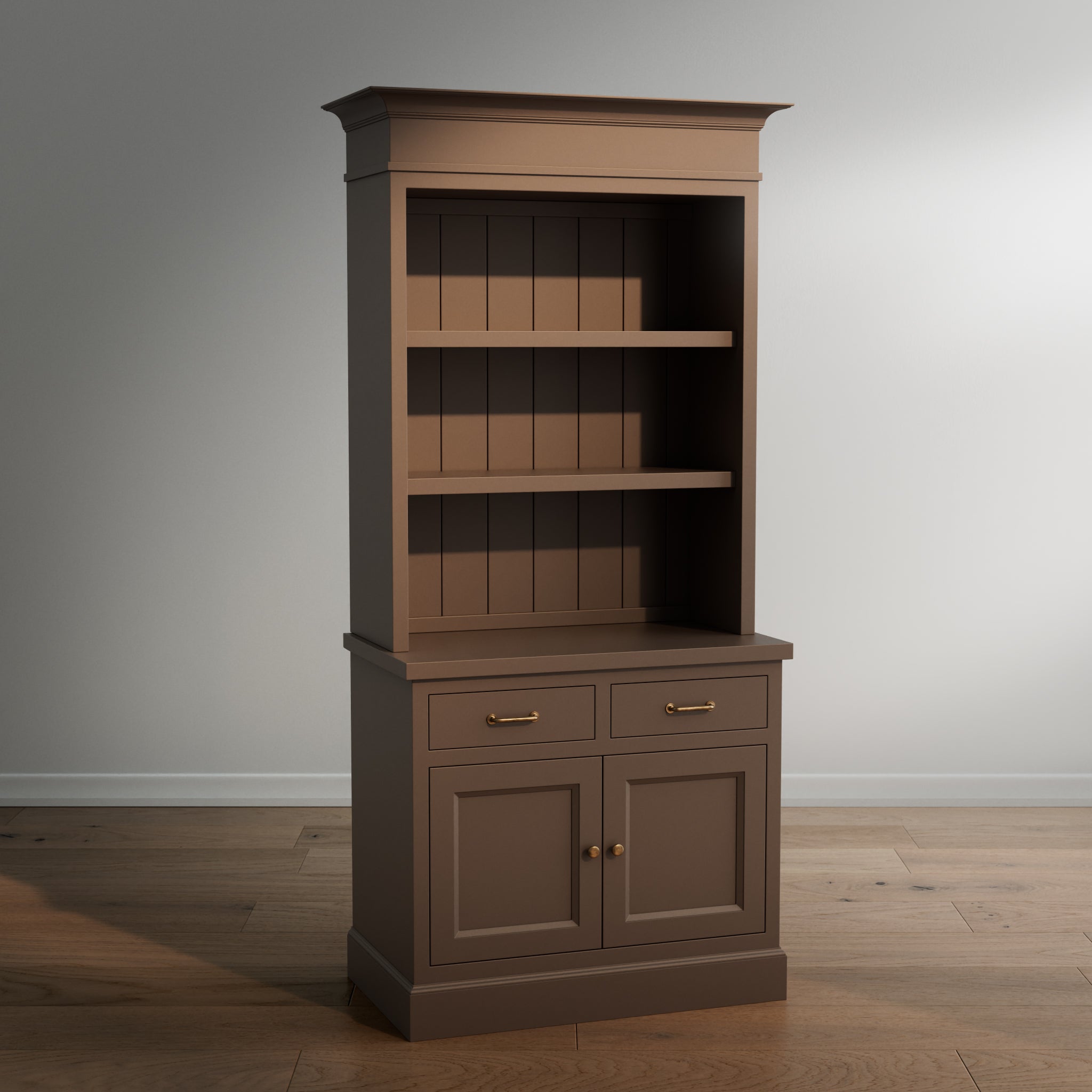 Madison Bookcase - 2 Door / 2 Drawer Base